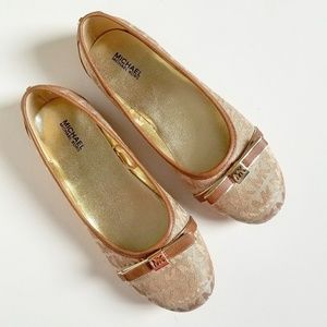 Michael Kors Signature Monogram Flats